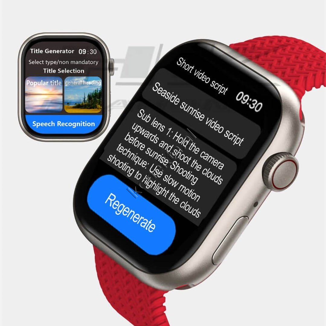 HOCO HK9 PRO+ Smartwatch, Black, 2.2 Inch - Thumbnail 10