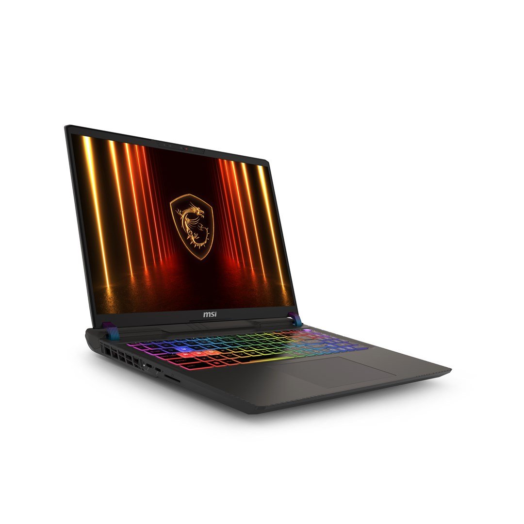 MSI Vector 16 HX AI A2XWIG-405PL Laptop, 16", Intel Core Ultra 9 275HX, 16GB RAM, 1TB SSD, NVIDIA GeForce RTX 5080, Dark Gray - Thumbnail 3