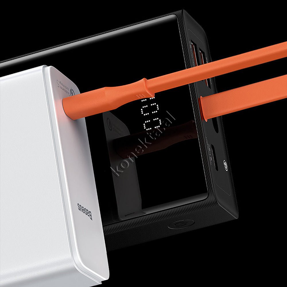 Baseus 65W 20000mAh Power Bank, Black, With 3 Ports and Type-C Cable - Thumbnail 12
