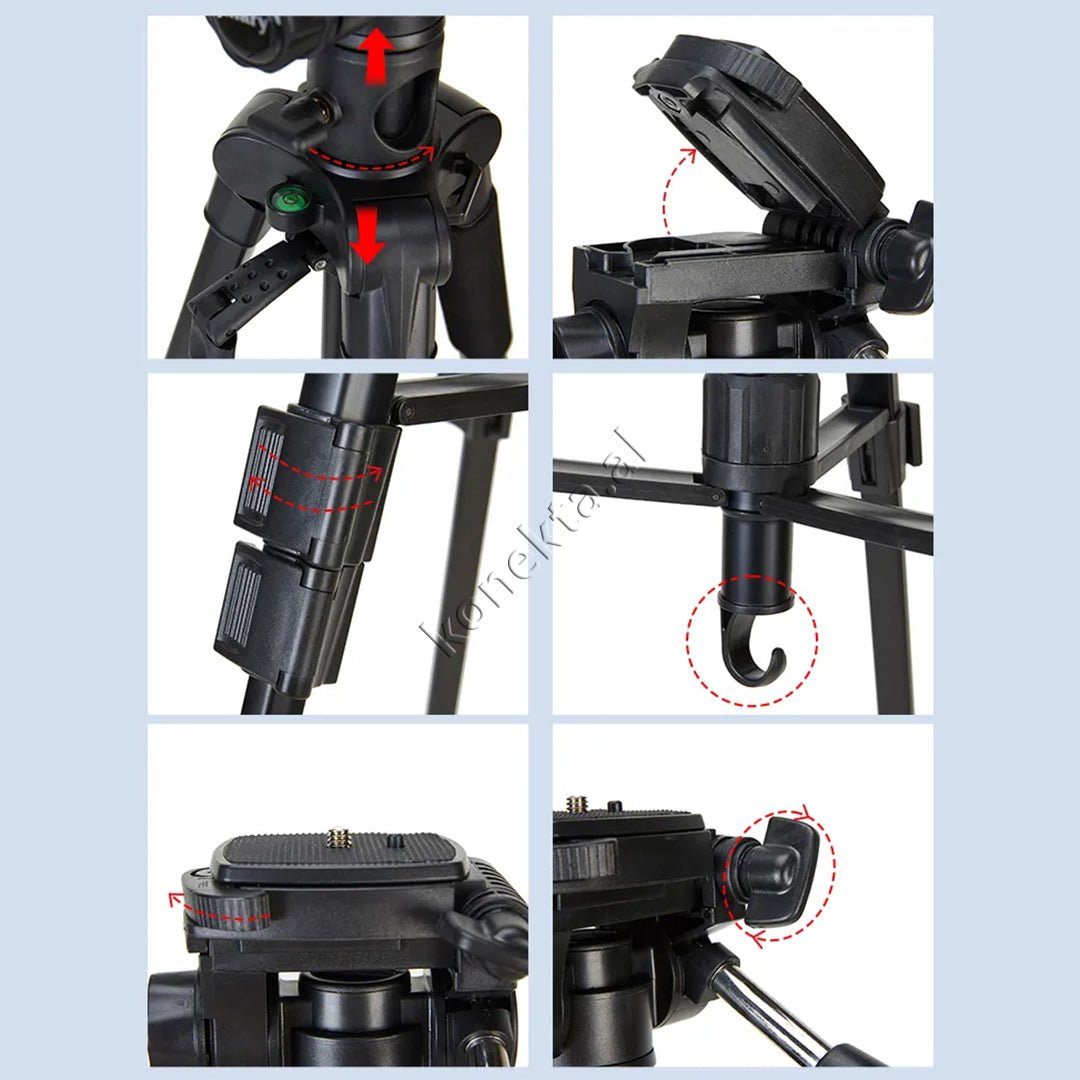 Jmary Trekëmbesh Tripod Profesional i Çmontueshëm - Thumbnail 12