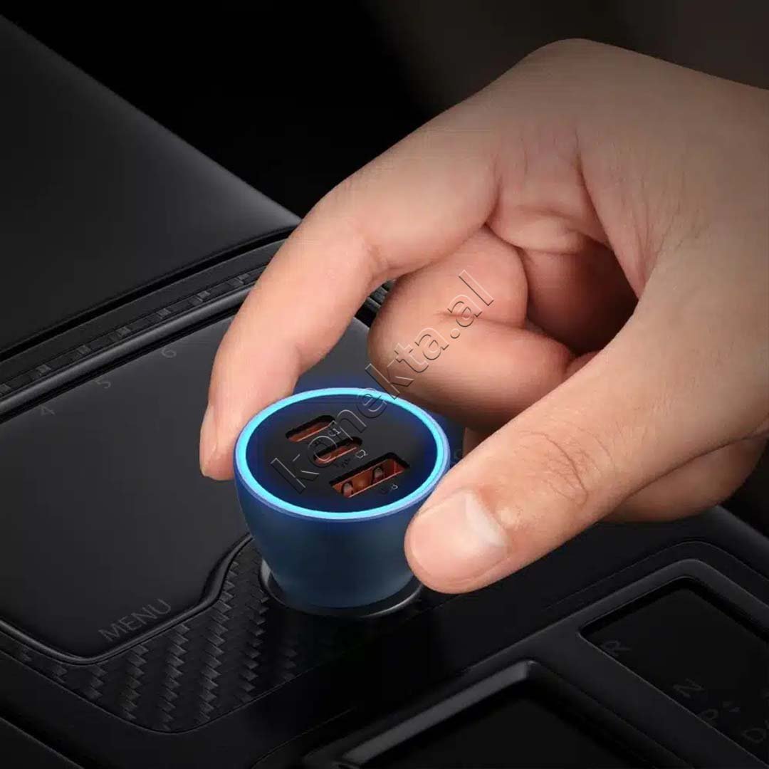Baseus Adaptor Karikimi 65W Me 2 Porta USB-C Dhe Nje Porte USB-A - Thumbnail 8