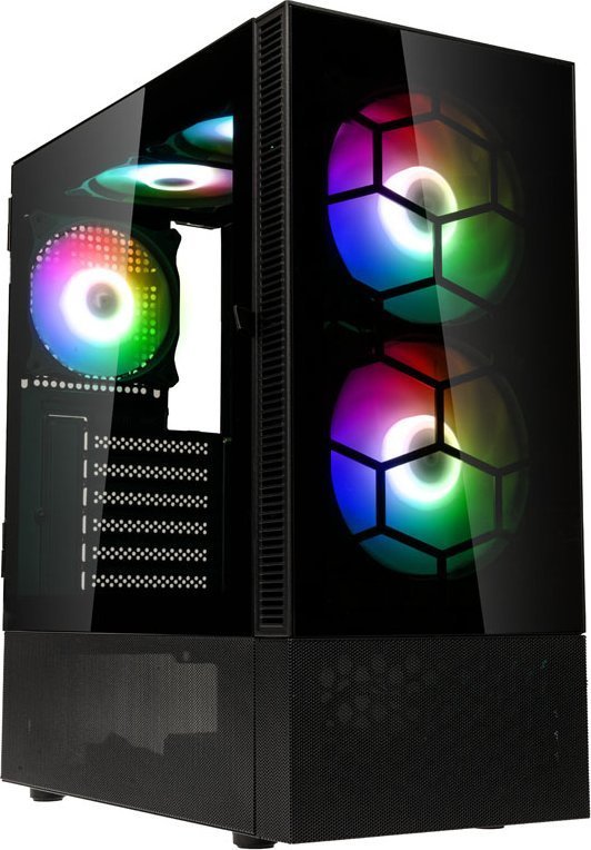 Kolink Observatory MX Glass ARGB Case, Black, Midi Tower - Image 1