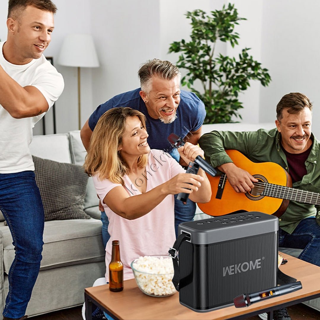 WK Bluetooth Speaker, 120W, Super Bass, With Two Microphones, Audio Port 6.5mm - Thumbnail 8