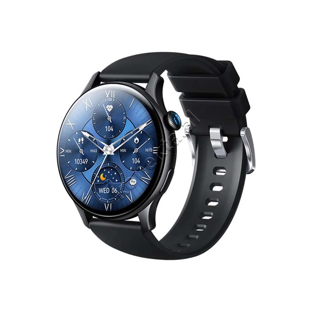 Remax Chivei Smartwatch, 1.81 inch, Black Silicone Strap - Image 1