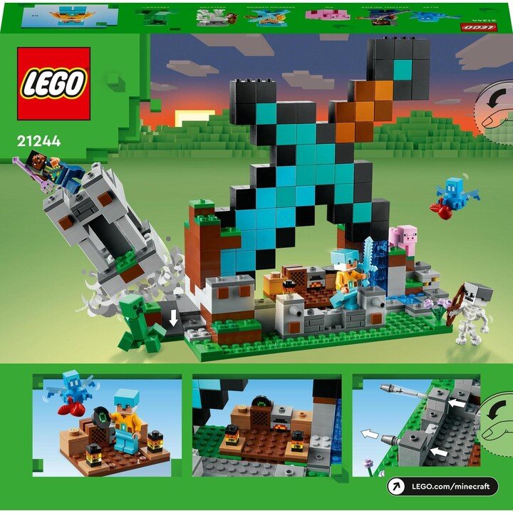 LEGO Minecraft 21244 Knight's Base, 427 pieces - Thumbnail 10