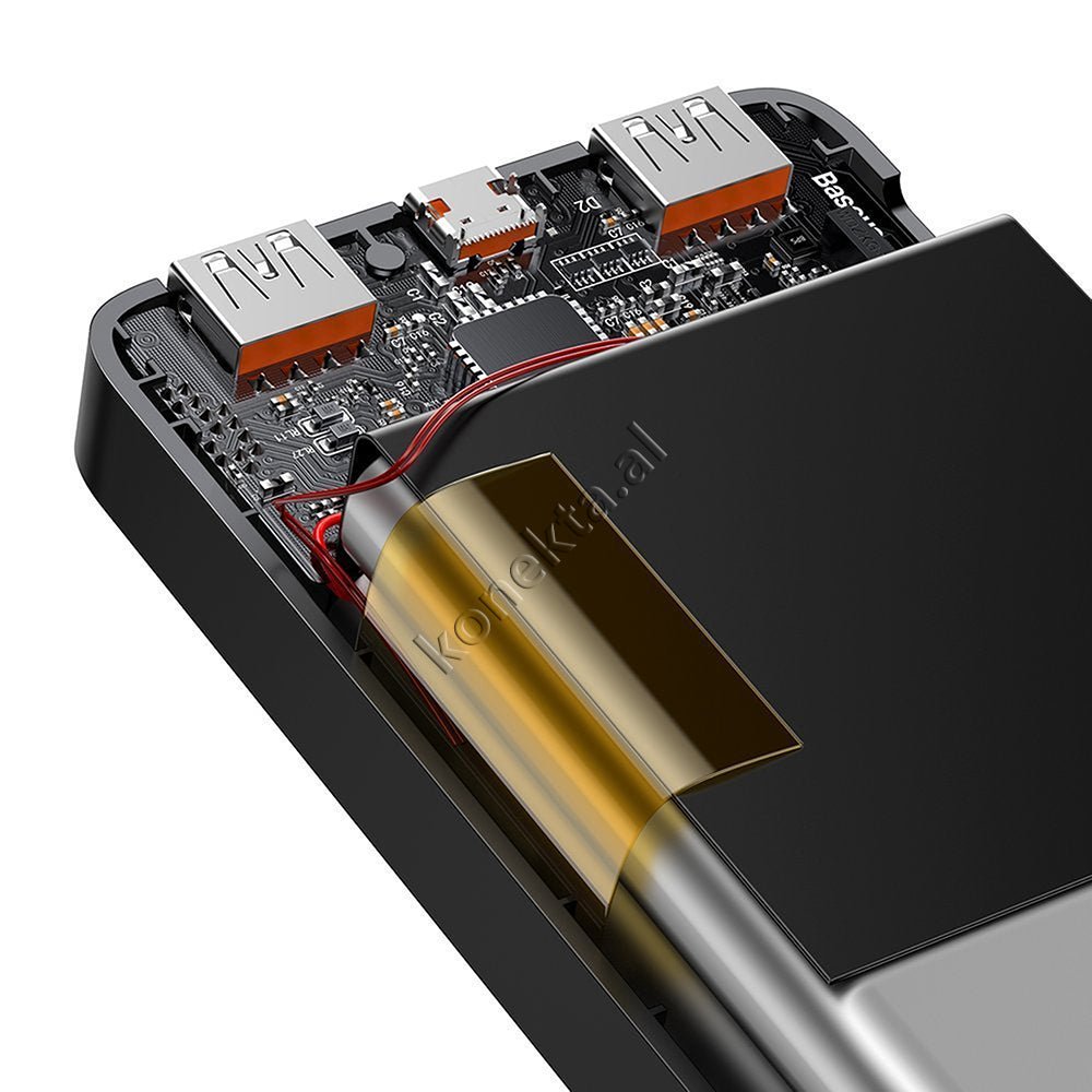 Baseus 20000mAh External Battery, 15W & 20W, 3 Ports, Black - Thumbnail 8