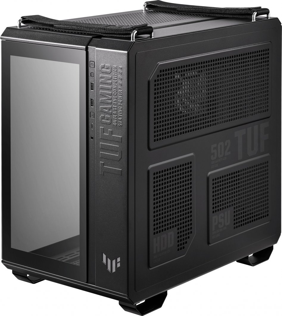 Asus TUF Gaming GT502 PLUS TG ARGB Case, Black, Midi Tower - Thumbnail 13