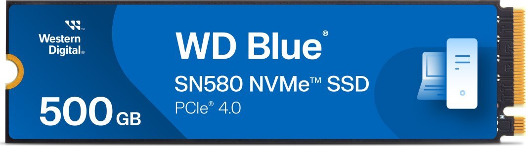 WD SN580 SSD, 500GB, M.2 2280 PCI-E x4 Gen4 NVMe - Thumbnail 2