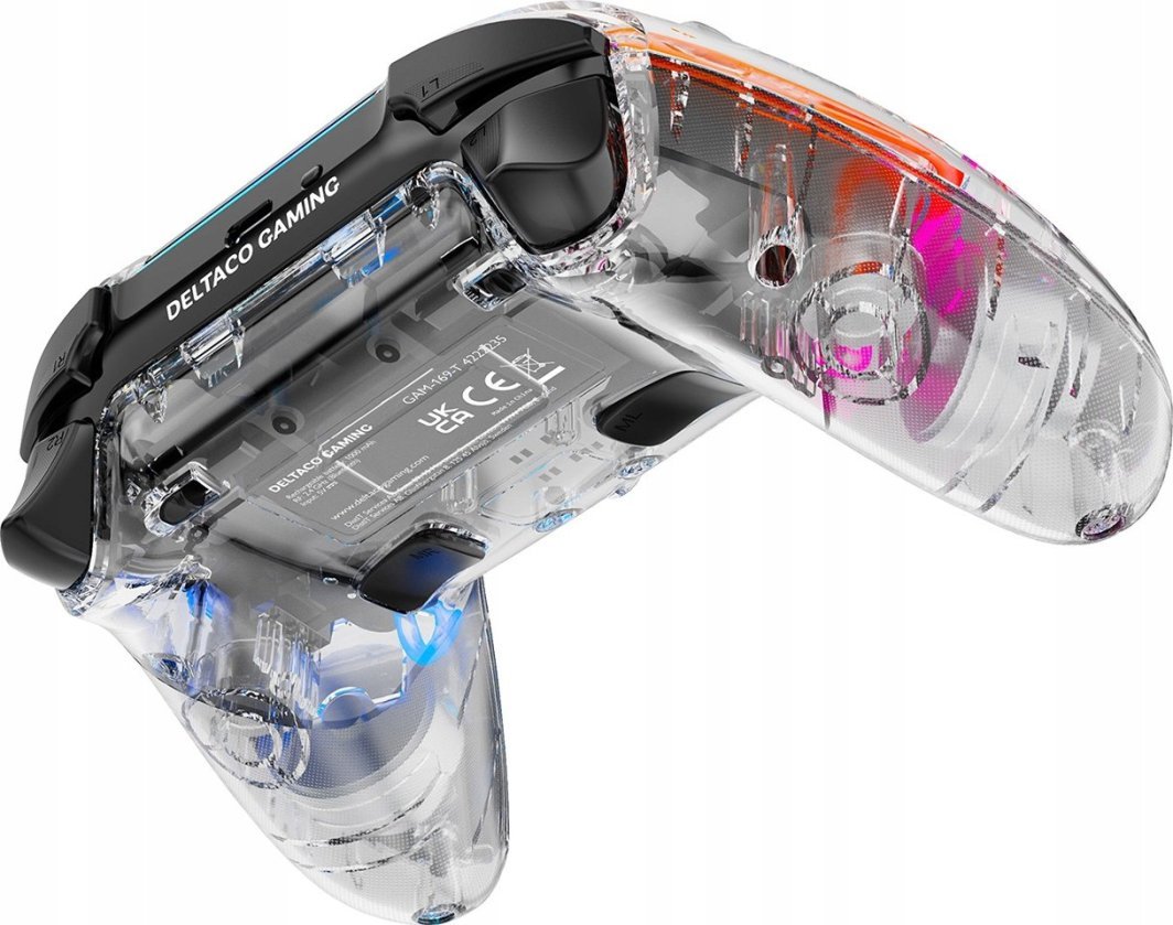 Deltaco PS4/PC Controller, Wireless, Multicolor - Thumbnail 4