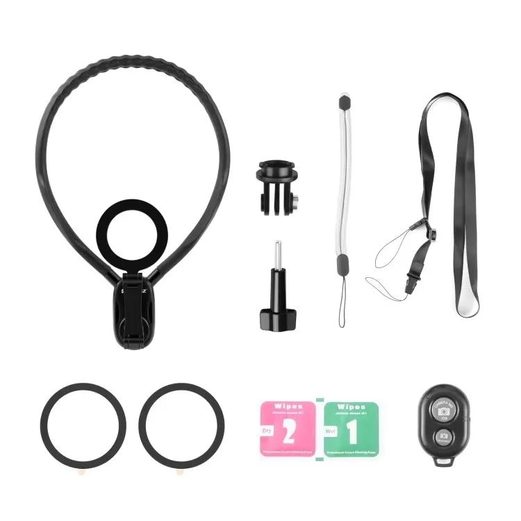 XFH-GP57 Neck Holder Case, Black, White, Blue, Pink, MagSafe - Thumbnail 3