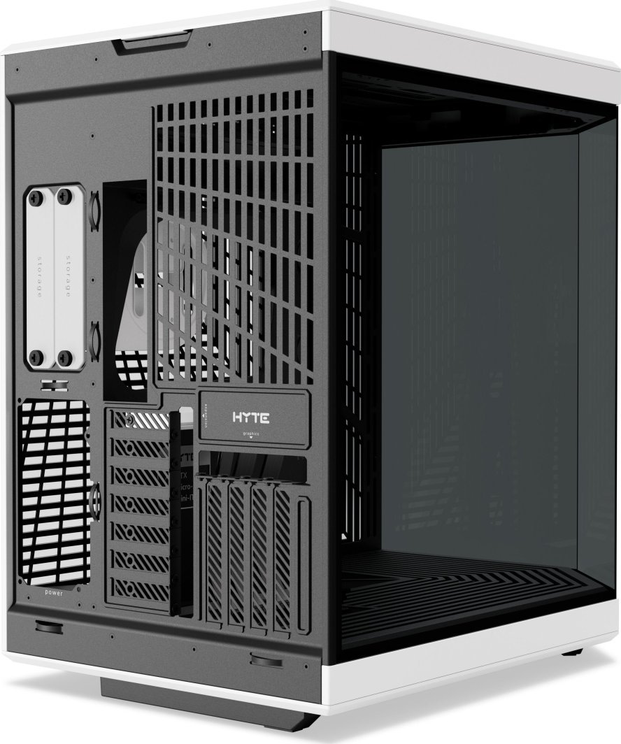 Hyte Y70 Case, Black and White, Midi Tower - Thumbnail 4