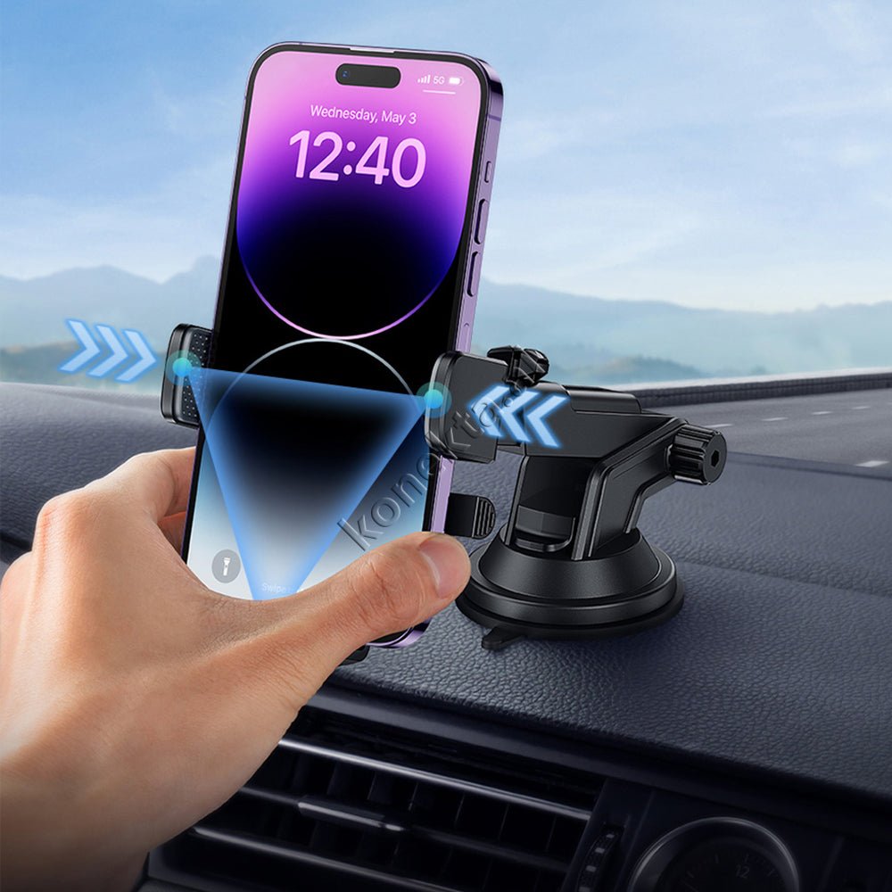 Baseus Auto Clamping Phone Holder for Car, 5.4 - 7.2 inch - Thumbnail 8