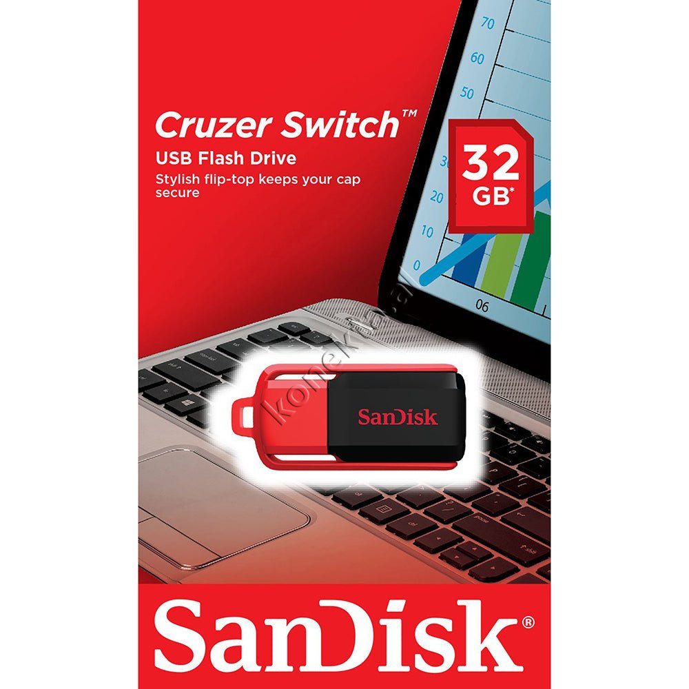 Sandisk Cruzer Switch USB Flash Drive, 2 / 4 / 8 / 16 / 32GB - Thumbnail 9
