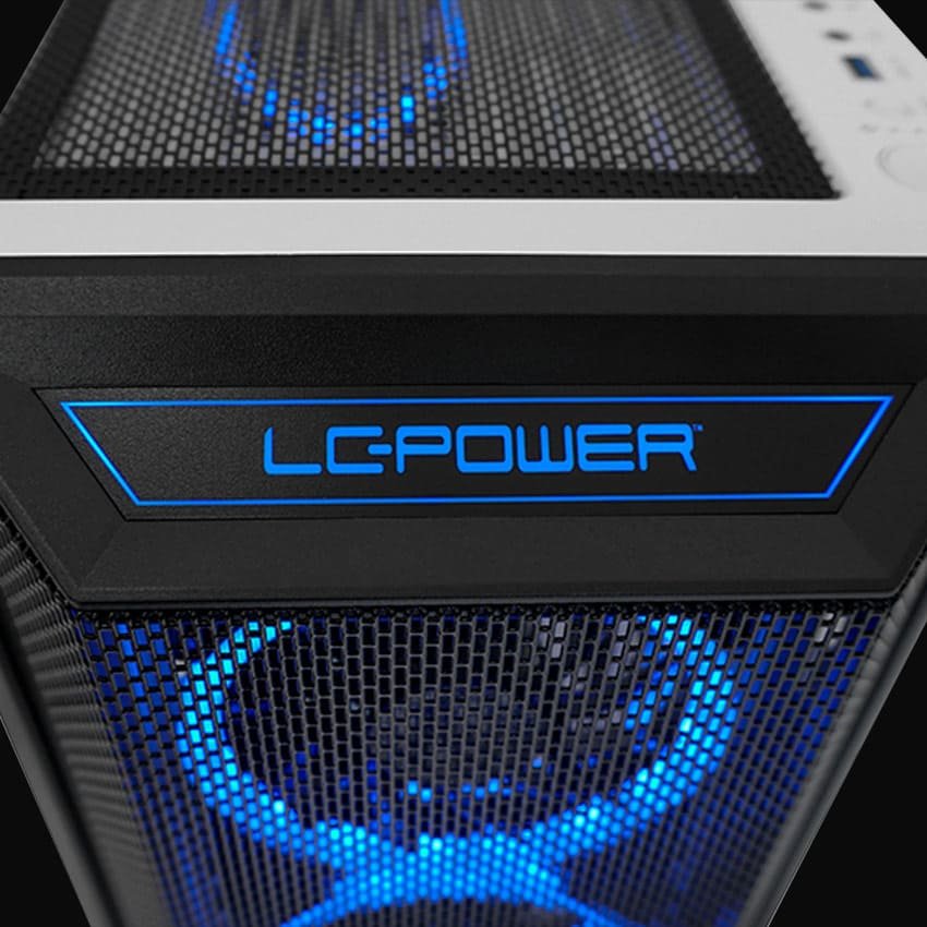 LC-805BW-ON Holo-1_X Midi-ATX Case, Black/White - Thumbnail 15