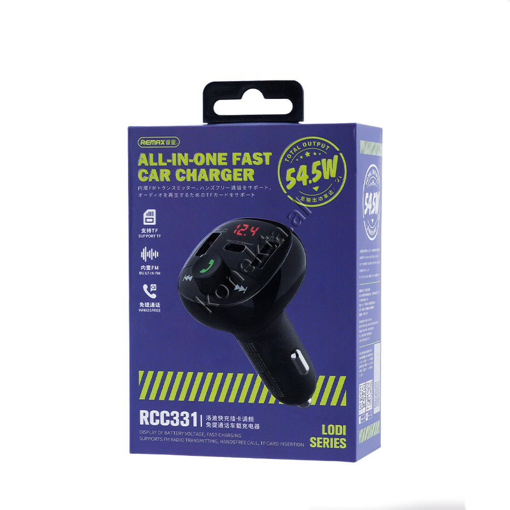 Remax Adaptor Karikimi 54.5W Me Bluetooth, 3 Porta Karikimi Dhe TF Card - Thumbnail 13