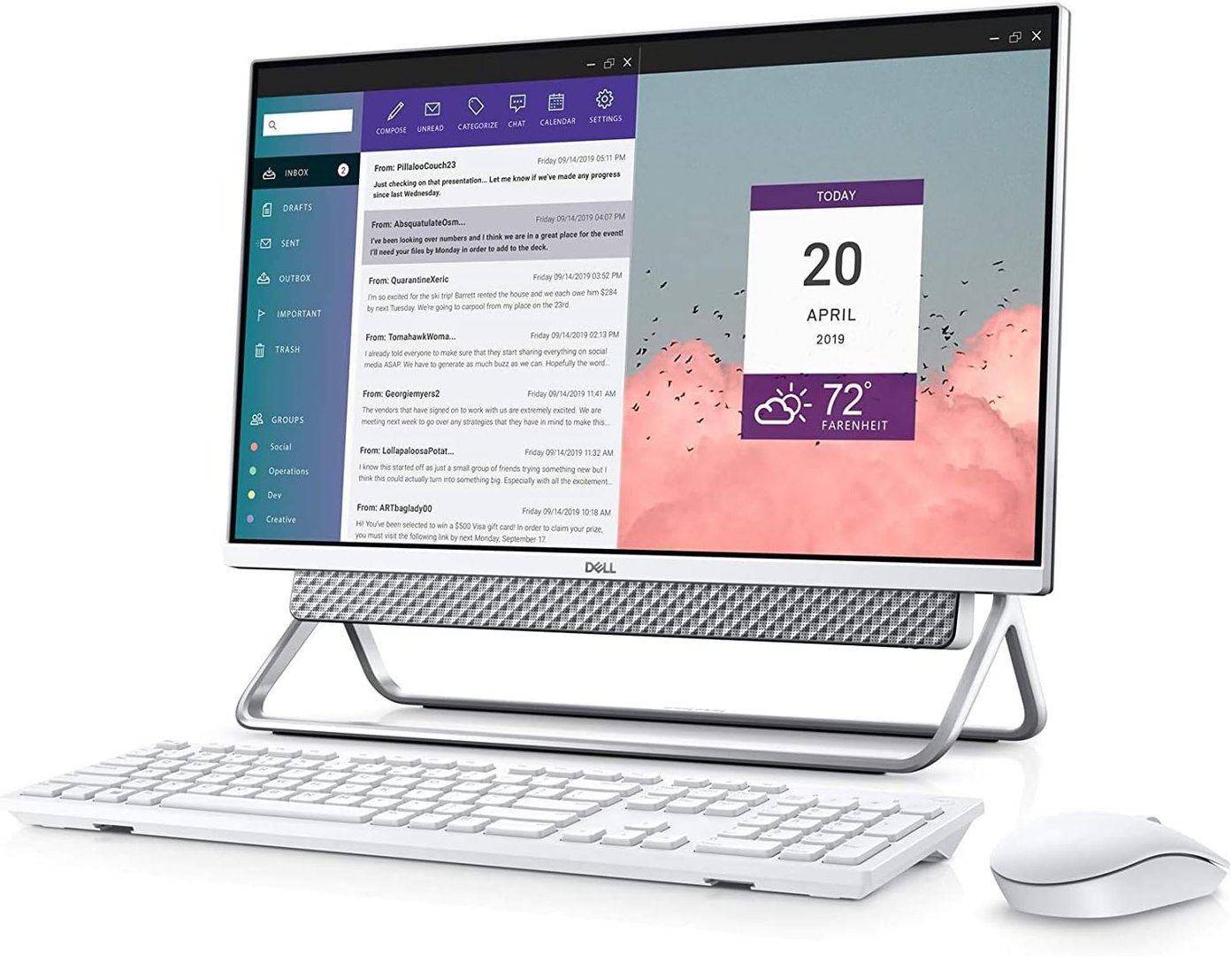 Dell Inspiron 27 7700 All-in-One, 27" Touch Screen, 16GB RAM, 512GB SSD + 1TB HDD - Thumbnail 3