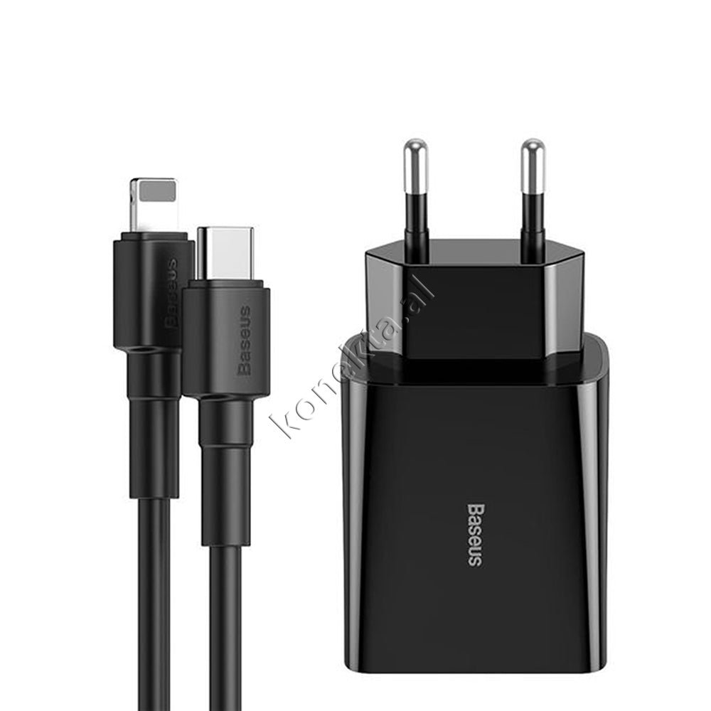 Baseus Type-C Charger Cable + Lightning Cable - Image 1