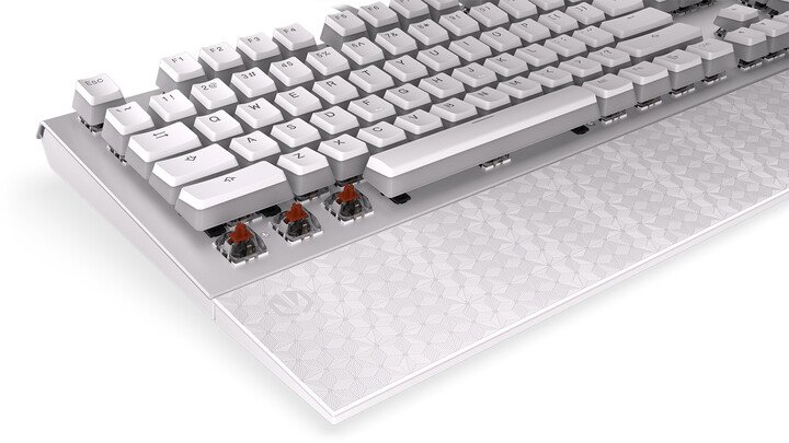 Endorfy Omnis Pudding Onyx Keyboard, White, Kailh Brown, US - Thumbnail 9
