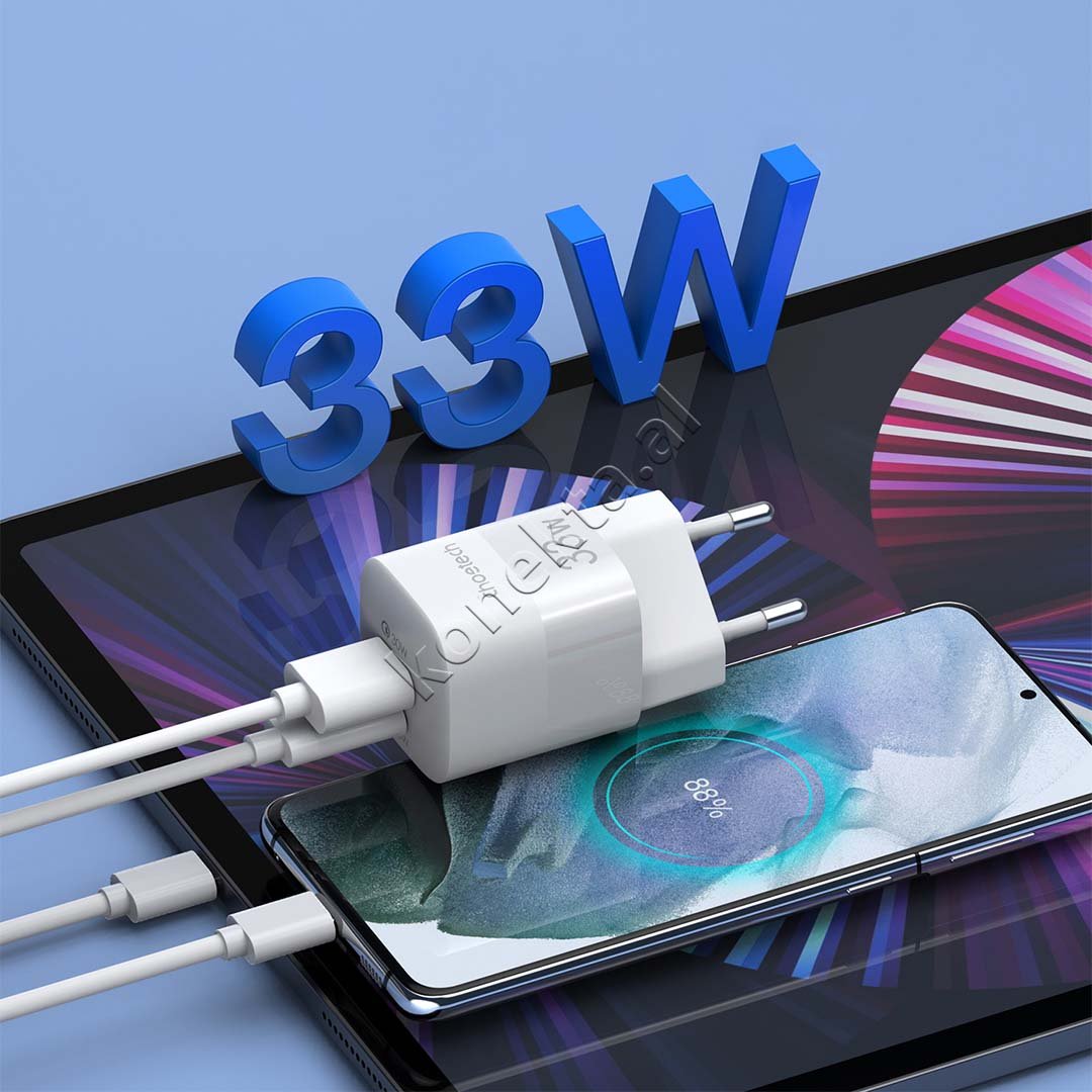 Choetech Fast Charge Adapter, White - Thumbnail 8