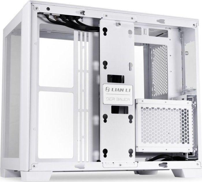 Lian Li O11 Dynamic Mini Snow Edition Case, White, Midi Tower - Thumbnail 7