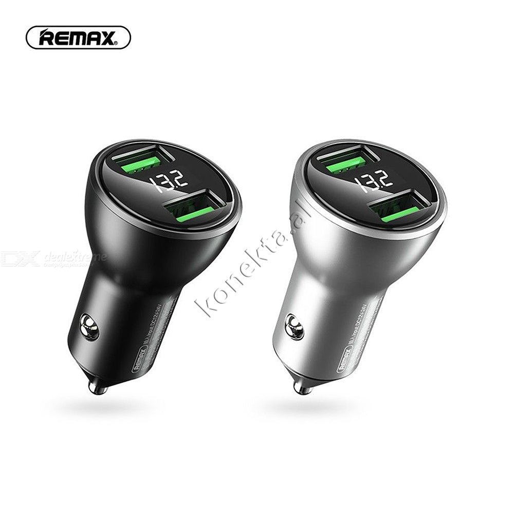 REMAX USB Charger, Black, 2 Ports, Fast Charger 3.4A - Thumbnail 2