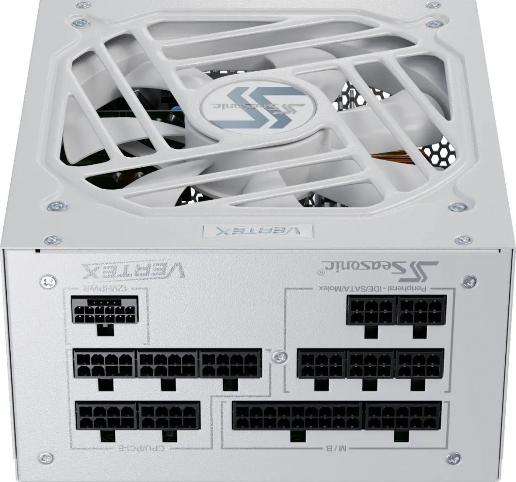 Seasonic Vertex GX Power Supply, White, 1000W - Thumbnail 7