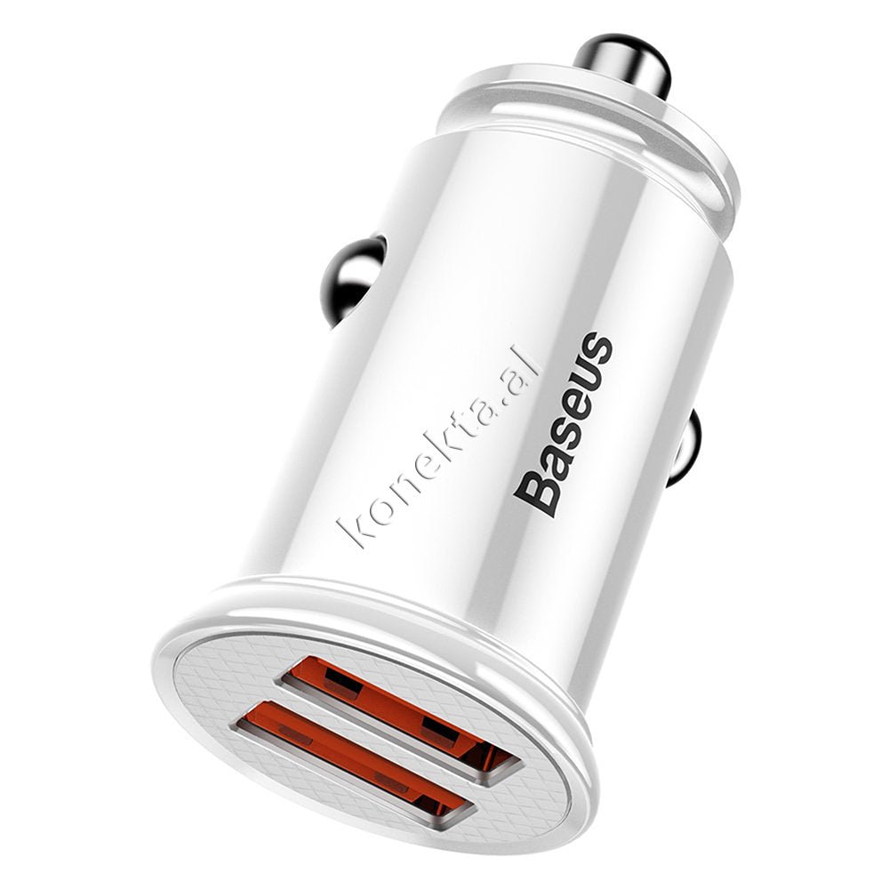 Baseus 30W Quick Charge Car Charger, Black / White - Thumbnail 16