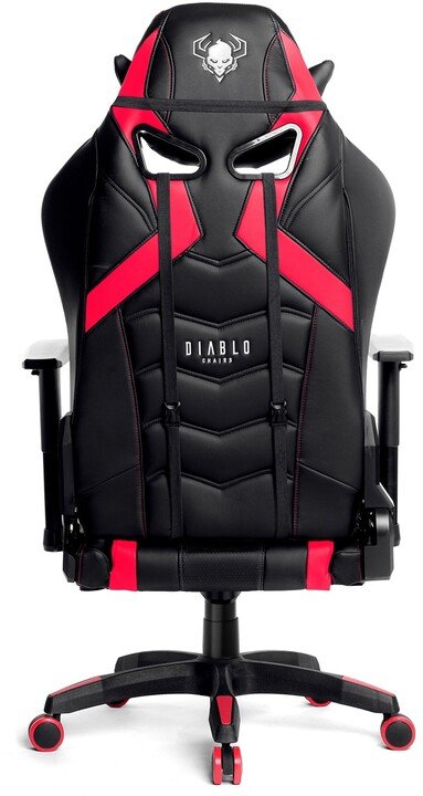 Diablo Chairs X-Ray Gaming Chair, XL, Black / Red - Thumbnail 10