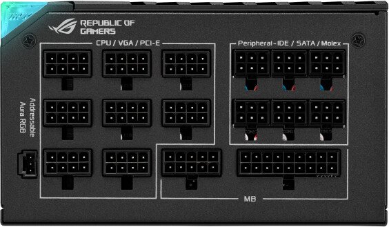 Asus ROG Thor Platinum II 90YE00L4-B0NA00 Power Supply, 1000W - Thumbnail 4