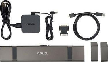 Asus HZ-3B Dock Station, USB 3.0, 1x HDMI, 4x USB 3.0, Black - Thumbnail 2