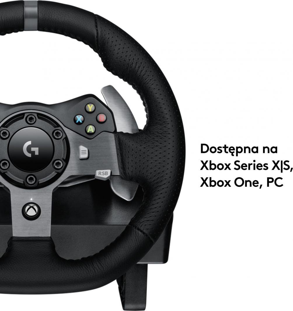 Logitech G920 Racing Wheel, Black - Thumbnail 2