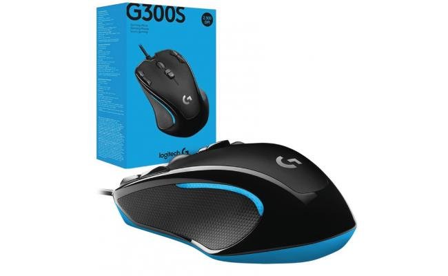 Logitech G300 Mouse, Black - Thumbnail 4