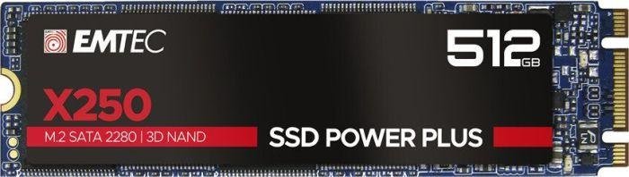 Emtec X250 SSD, 512GB, M.2 2280 SATA III - Image 1