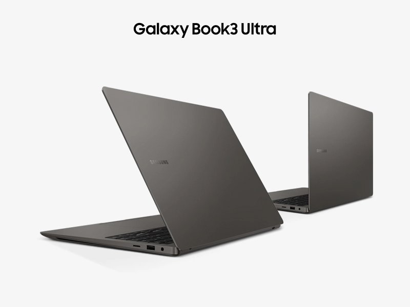 Samsung Galaxy Book 3 Ultra Laptop, 16" 120Hz AMOLED 3K, Core i9-13900H, 32GB RAM, 1TB SSD NVME, 8GB NVIDIA RTX 4070 - Thumbnail 3
