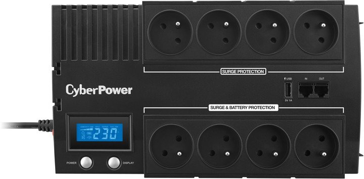 CyberPower BRICs Series II SOHO UPS, 420W, LCD - Thumbnail 2
