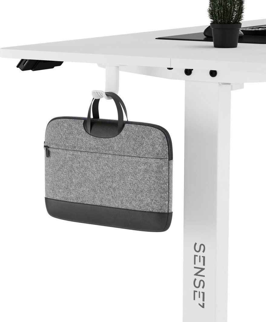 SENSE7 Nojo Table, 140cm x 70cm, White - Thumbnail 9