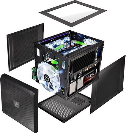 Thermaltake Core V21 Case, Cube Tower - Thumbnail 8