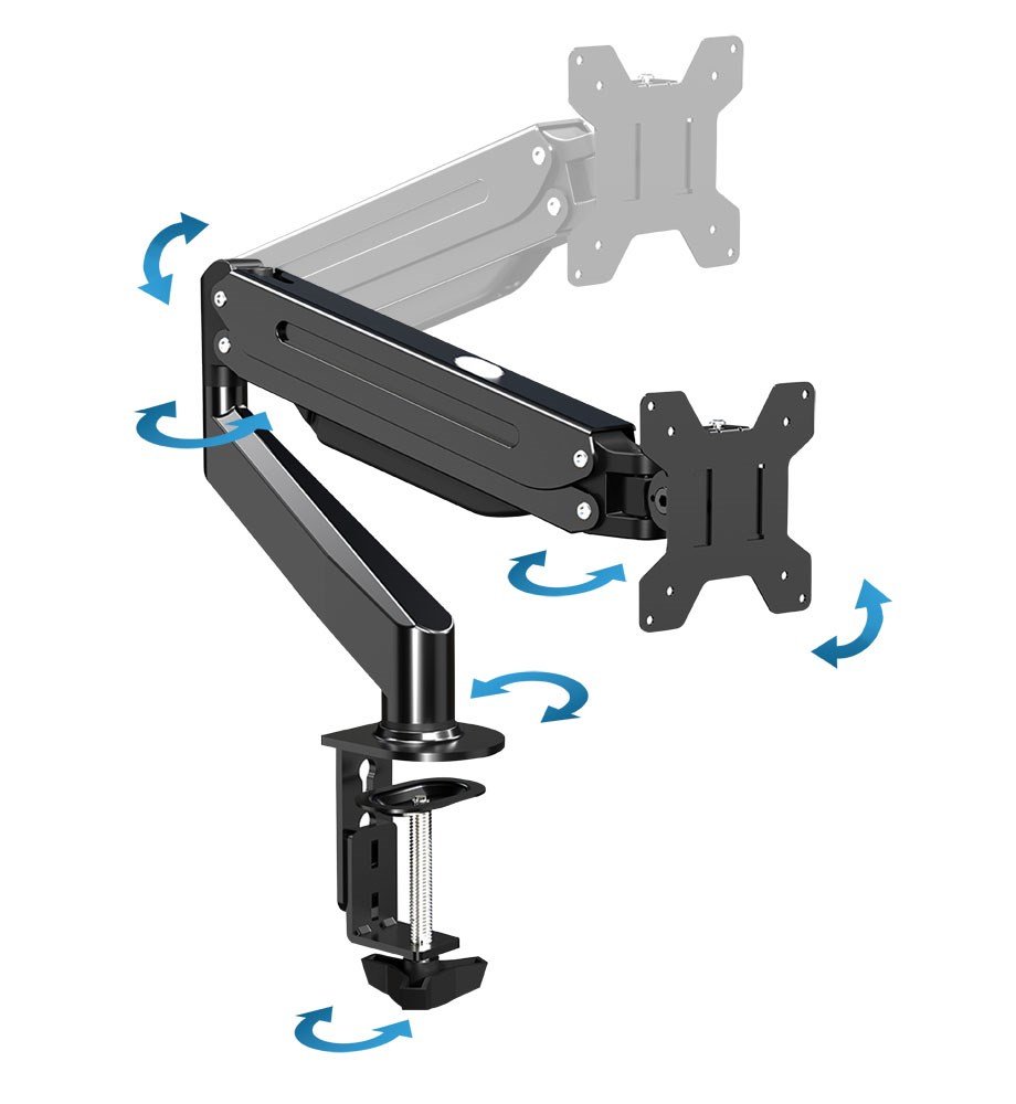Esperanza ERW019 Monitor Stand, 27-inch, Black - Thumbnail 10