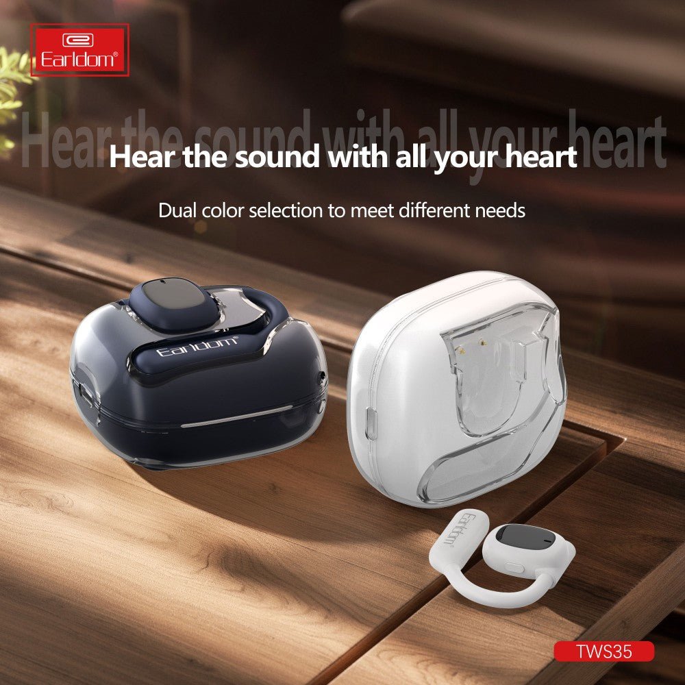 Earldom TWS35 Wireless Earbuds, Black - Thumbnail 4