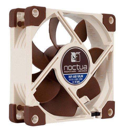 Noctua NF-A8 ULN Fan, 8 cm, Bronze / Beige - Thumbnail 2