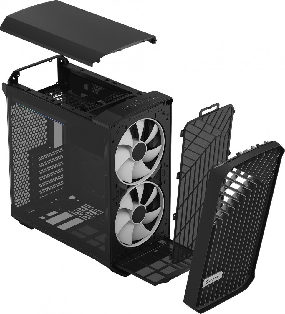 Fractal Design Torrent Compact RGB Case, Black TG Light Tint, Midi Tower - Thumbnail 20