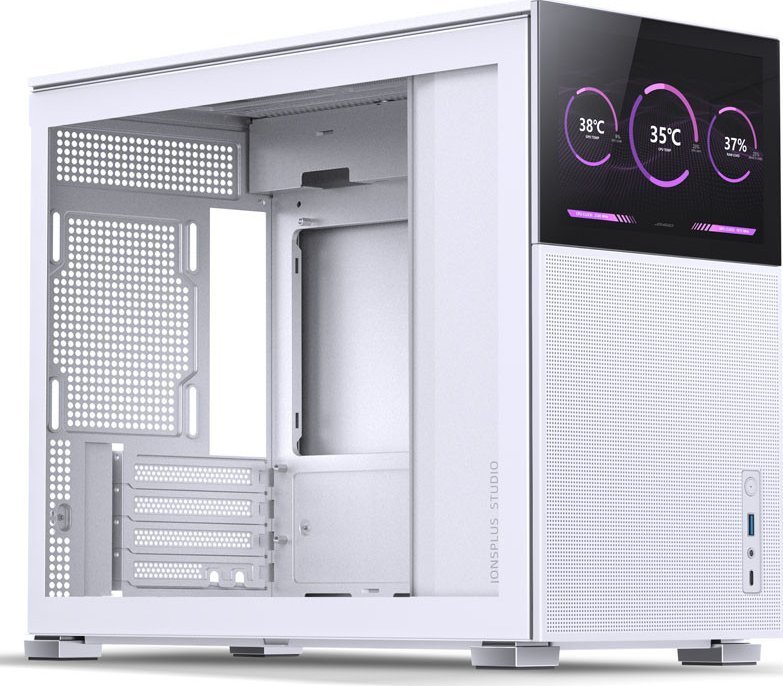 Jonsbo D31 Case, White, Mini Tower - Image 1