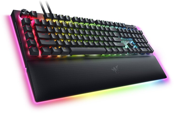 Razer BlackWidow V4 Pro Keyboard, Razer Yellow, US, Black - Thumbnail 3