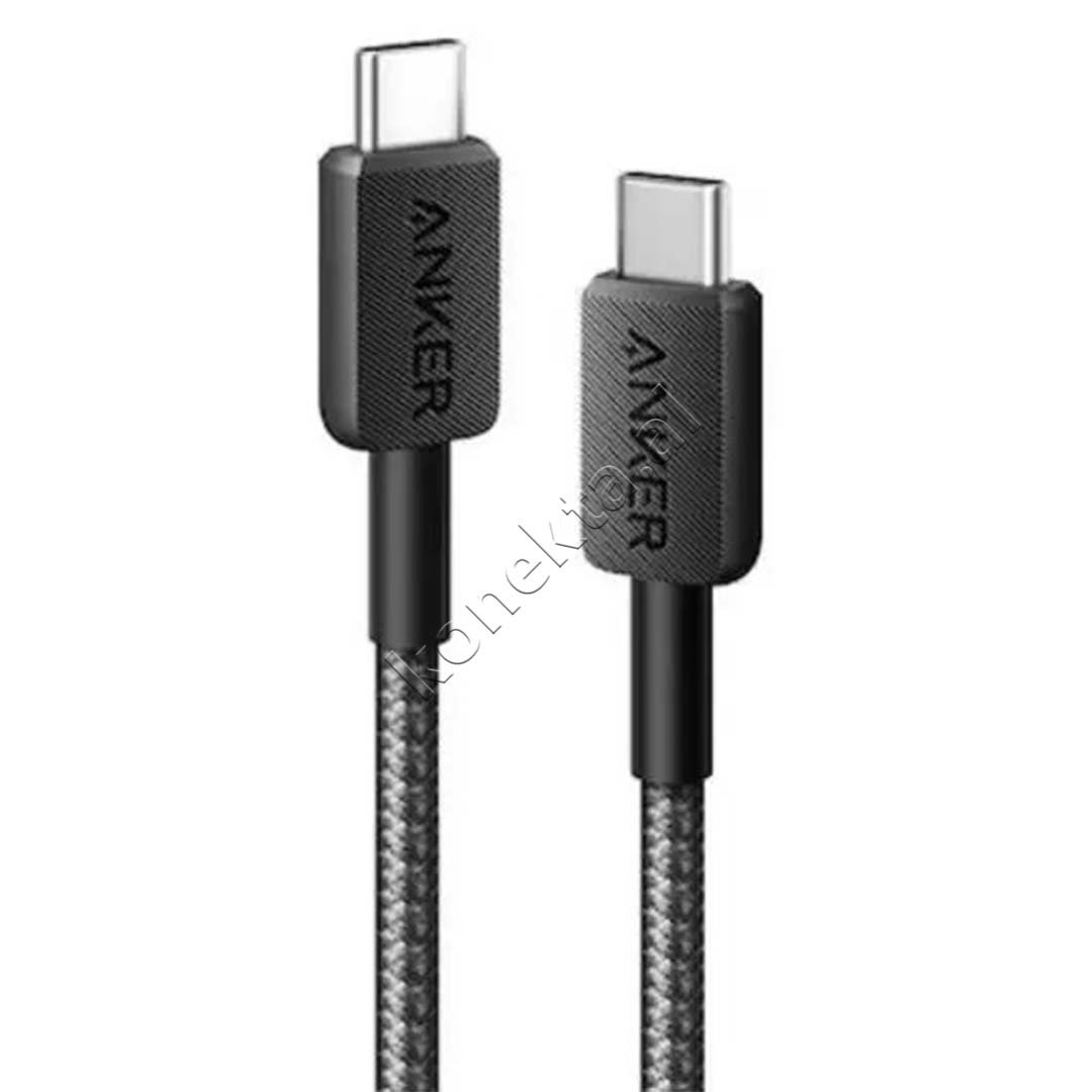 Anker 60W Type-C to Type-C Cable, Black, 1m / 2m - Image 1