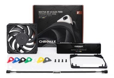 Noctua NF-A12X25 PWM CH.BK.S Processor Fan, 12 cm, Black - Thumbnail 2