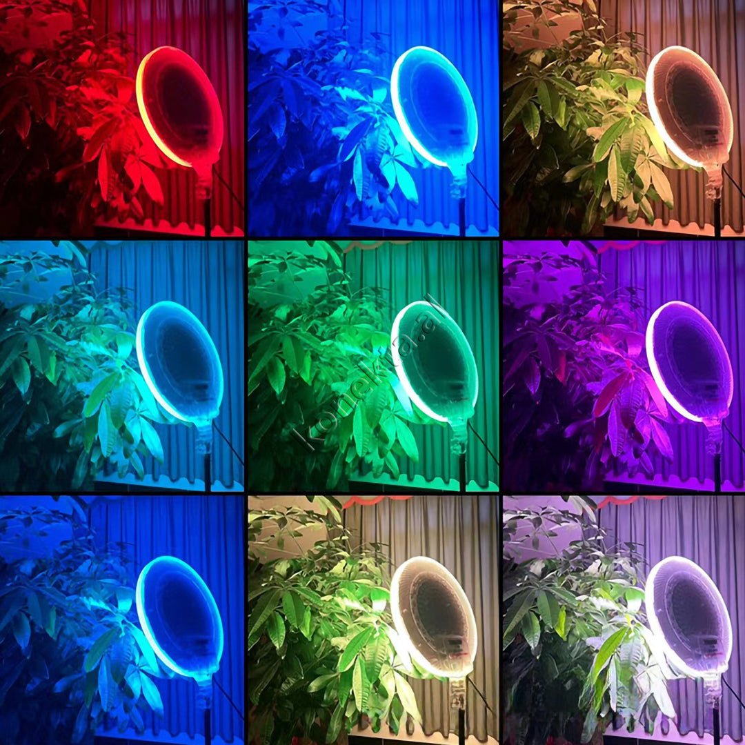 tjetertjeter Trekembesh Tripod Me Drite LED 18" Te Plote RGB 60W - Image 1