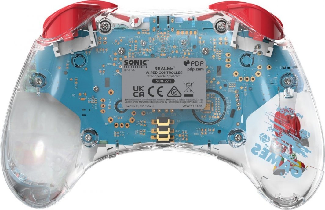 PDP RealMz Knuckles Sky Sanctuary Zone Controller, Wired, Multicolor - Thumbnail 3