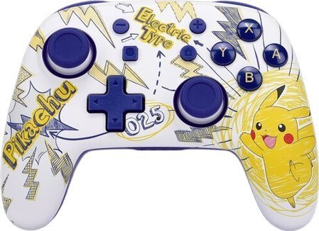 PowerA Nano Enhanced Pikachu School Days Controller, Wireless / Me Kablllo, Shumëngjyrësh - Image 1