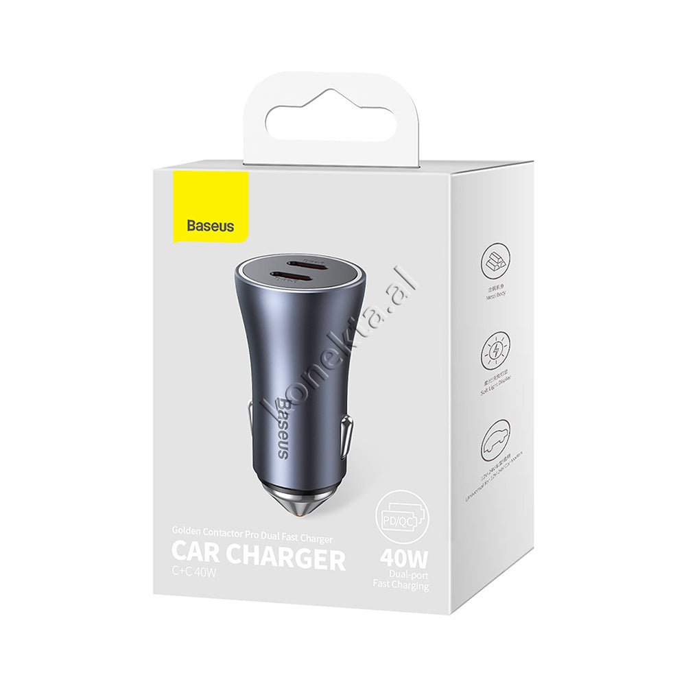 Baseus Adaptor Karikimi Per Makine Me Dy Porta Type-C - Thumbnail 2