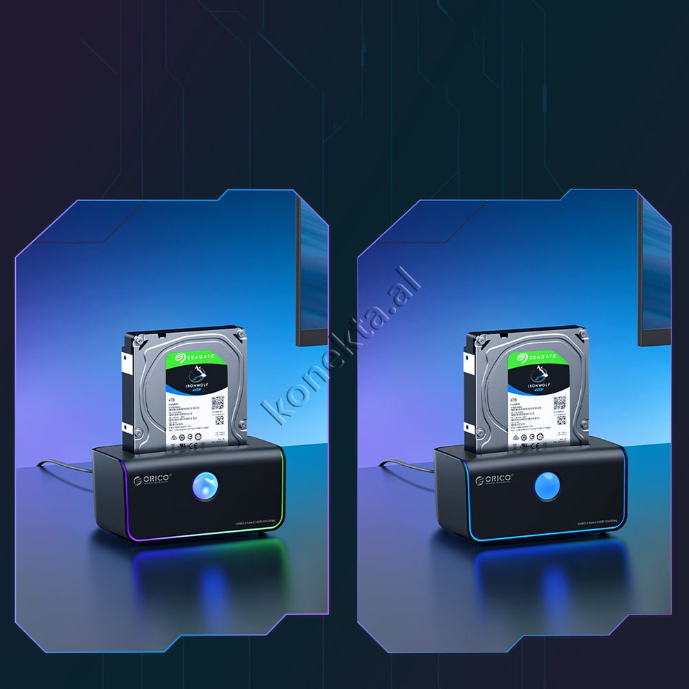 Orico Hard Disk Reader with Type-C Port and RGB Light - Thumbnail 12